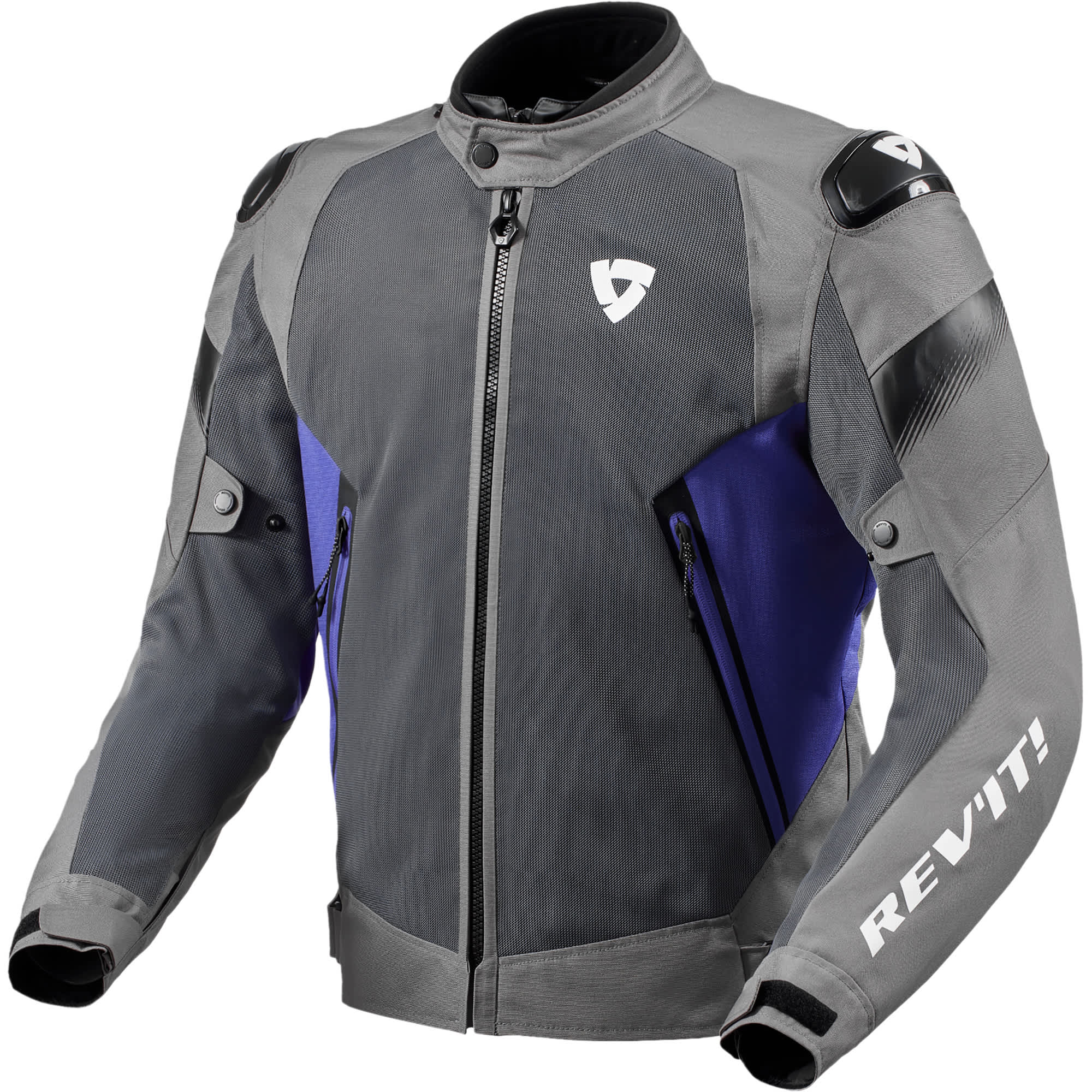 Rev'it Control Air H2O Textile Jacket - Grey / Blue by Rev'it - clearance motorcycle jacket