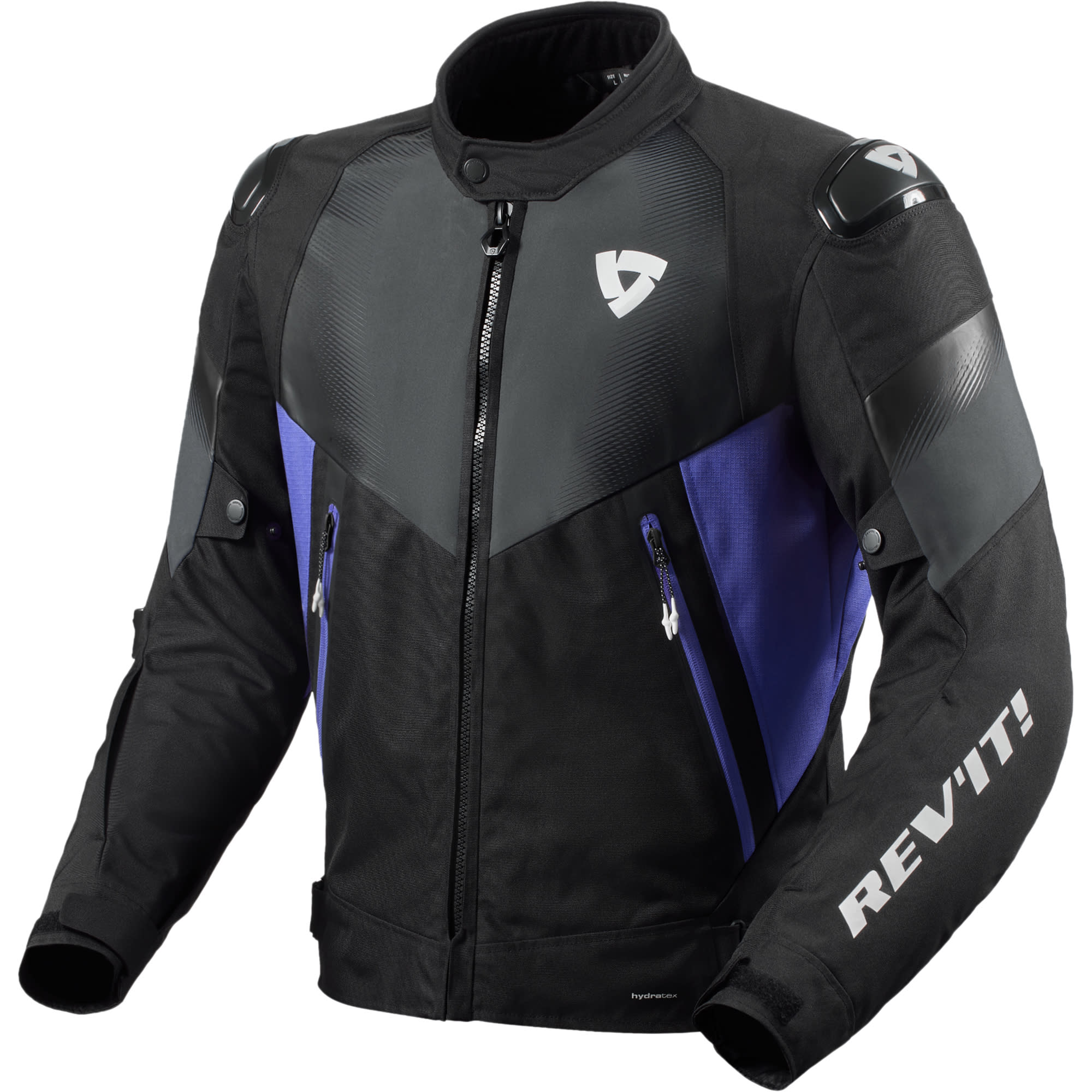 Rev'it Control H2O Textile Jacket - Black / Blue by Rev'it - clearance motorcycle jacket
