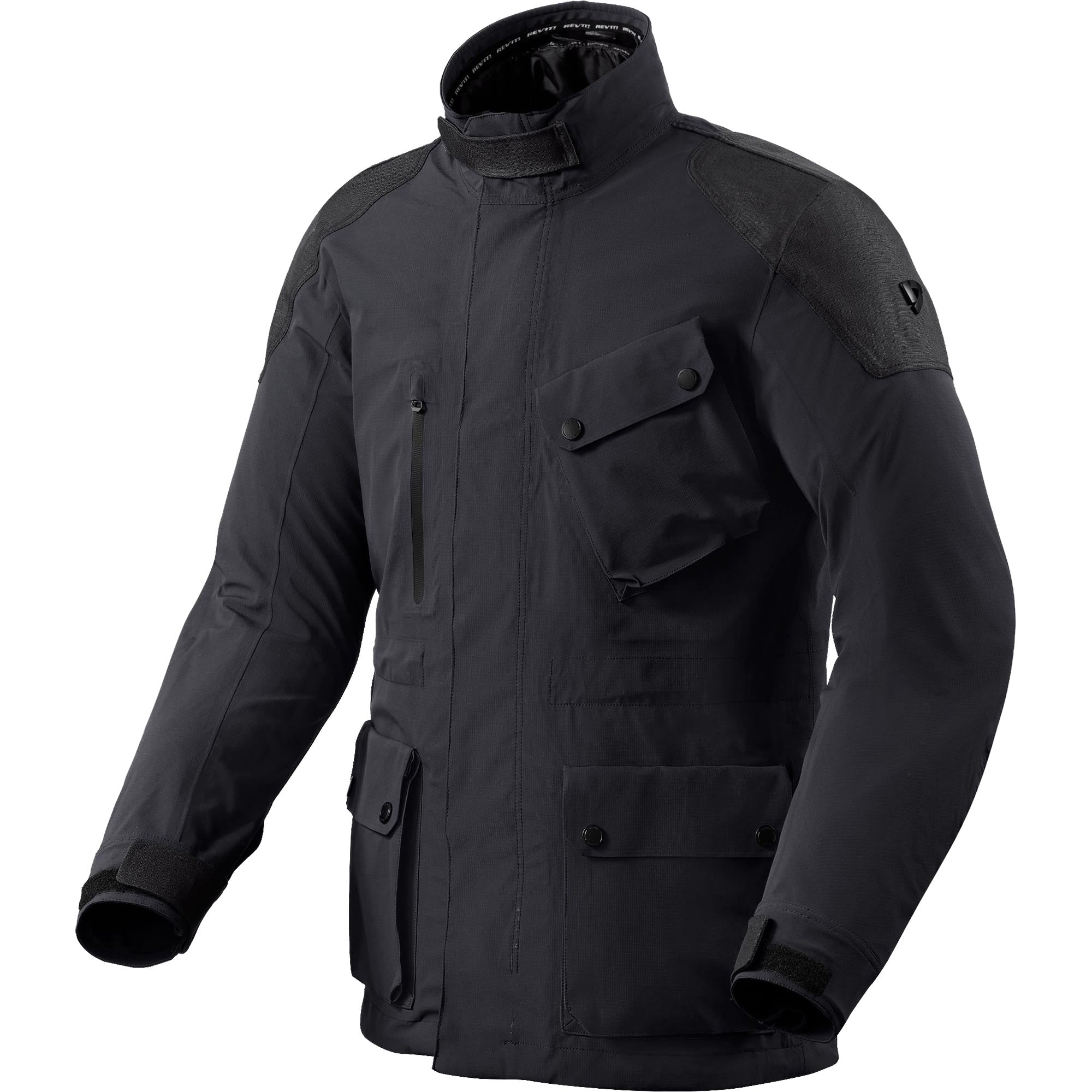 Rev'it Denver H2O Textile Jacket - Black by Rev'it - clearance motorcycle jacket