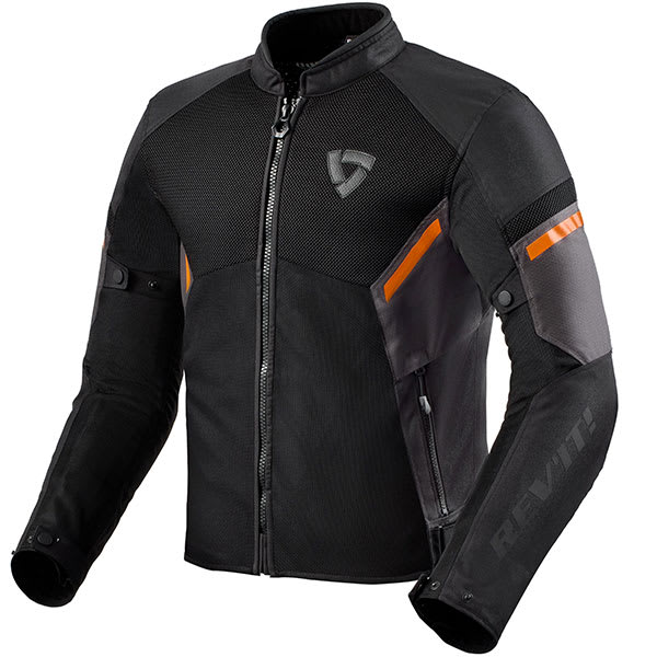 Rev'it GT-R Air 3 Textile Jacket - Black / Neon Orange by Rev'it - clearance motorcycle jacket
