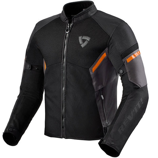 Rev'it GT-R Air 3 Textile Jacket - Black / Neon Orange by Rev'it - clearance motorcycle jacket