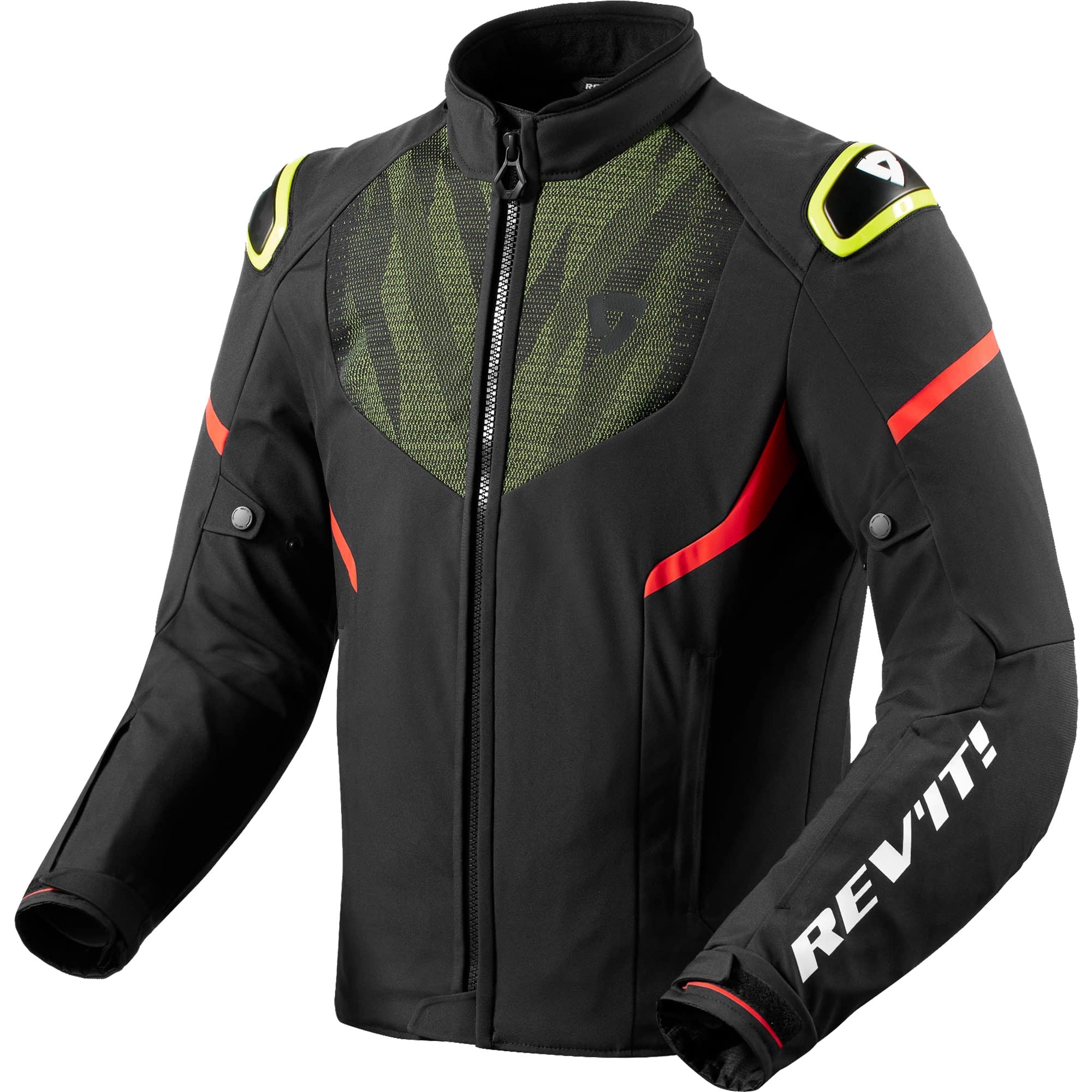Rev'it Hyperspeed 2 H2O Textile Jacket - Black / Neon Yellow by Rev'it - clearance motorcycle jacket