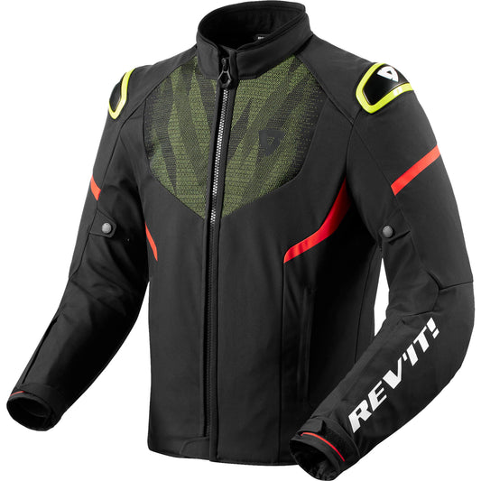 Rev'it Hyperspeed 2 H2O Textile Jacket - Black / Neon Yellow by Rev'it - clearance motorcycle jacket
