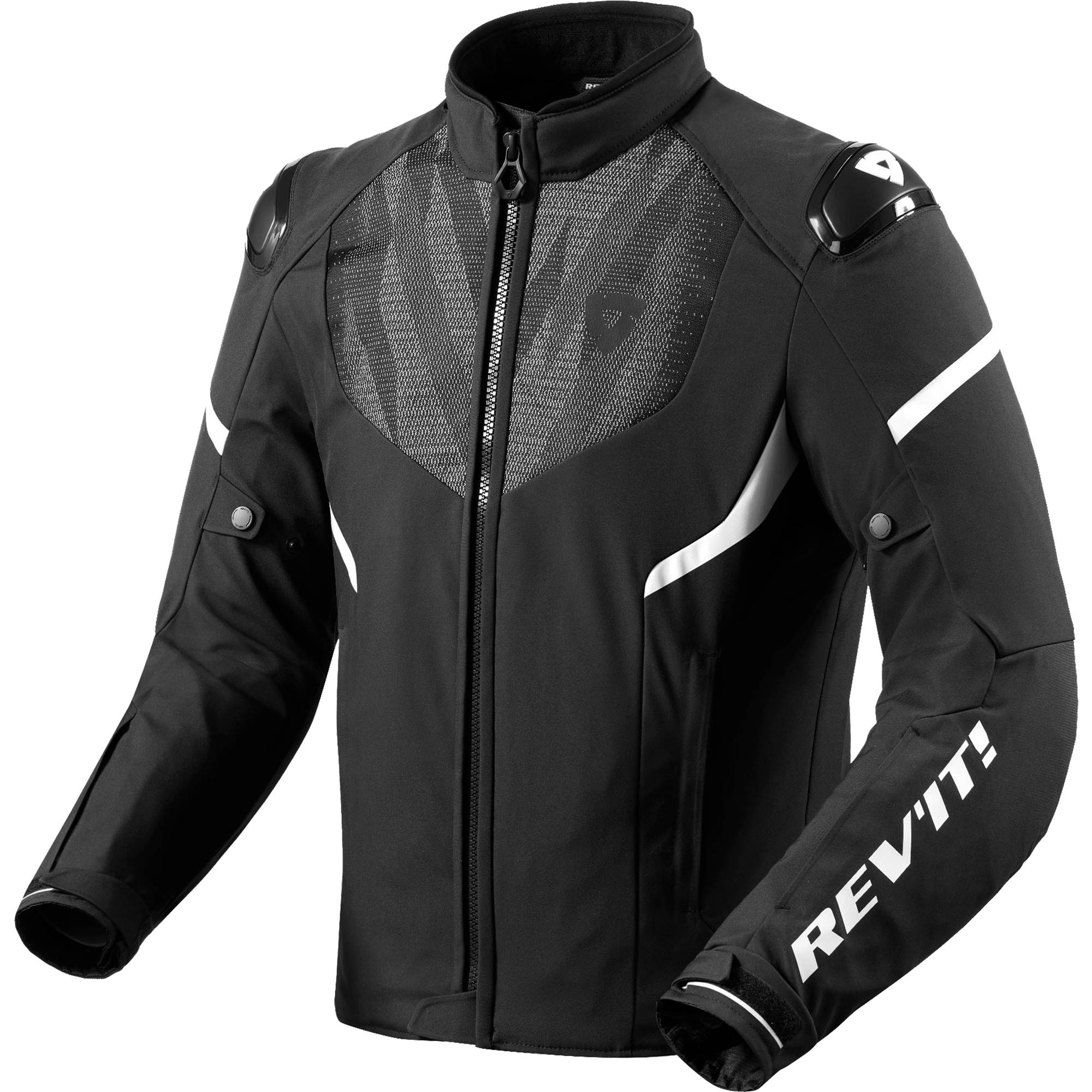 Rev'it Hyperspeed 2 H2O Textile Jacket - Black / White by Rev'it - clearance motorcycle jacket