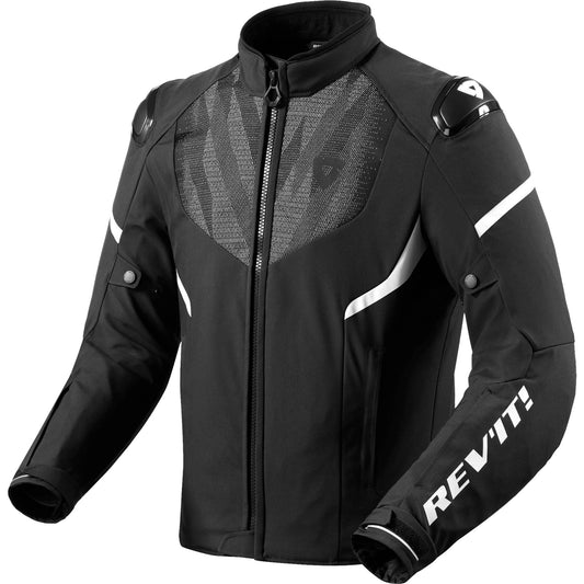 Rev'it Hyperspeed 2 H2O Textile Jacket - Black / White by Rev'it - clearance motorcycle jacket