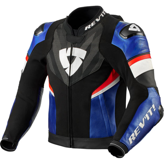 Rev'it Hyperspeed 2 Pro Leather Jacket - Black / Blue by Rev'it - clearance motorcycle jacket