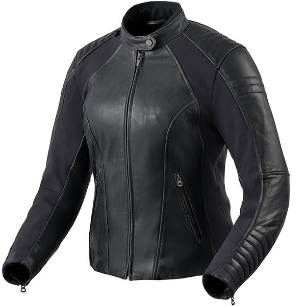 Rev'it Ladies Coral Leather Jacket - Black by Rev'it - clearance motorcycle jacket