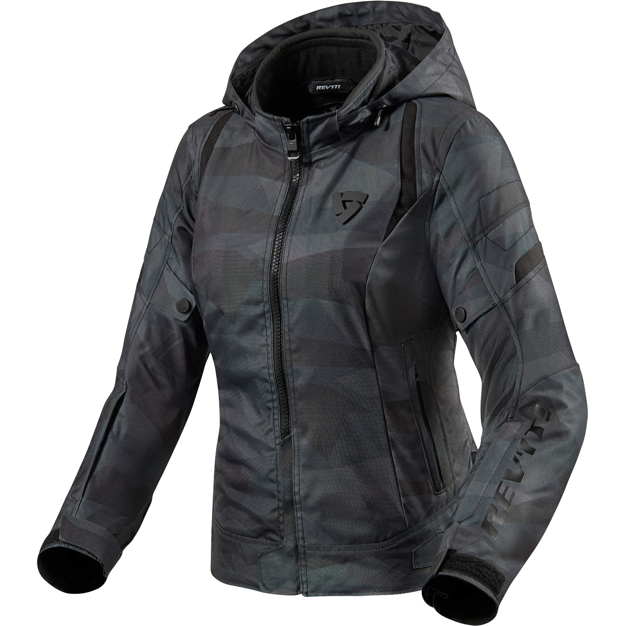 Rev'it Ladies Flare 2 Textile Jacket - Camo Black / Grey by Rev'it - clearance motorcycle jacket