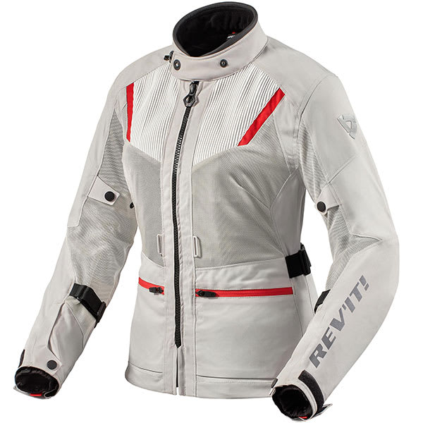 Rev'it Ladies Levante 2 H2O Textile Jacket - Silver by Rev'it - clearance motorcycle jacket