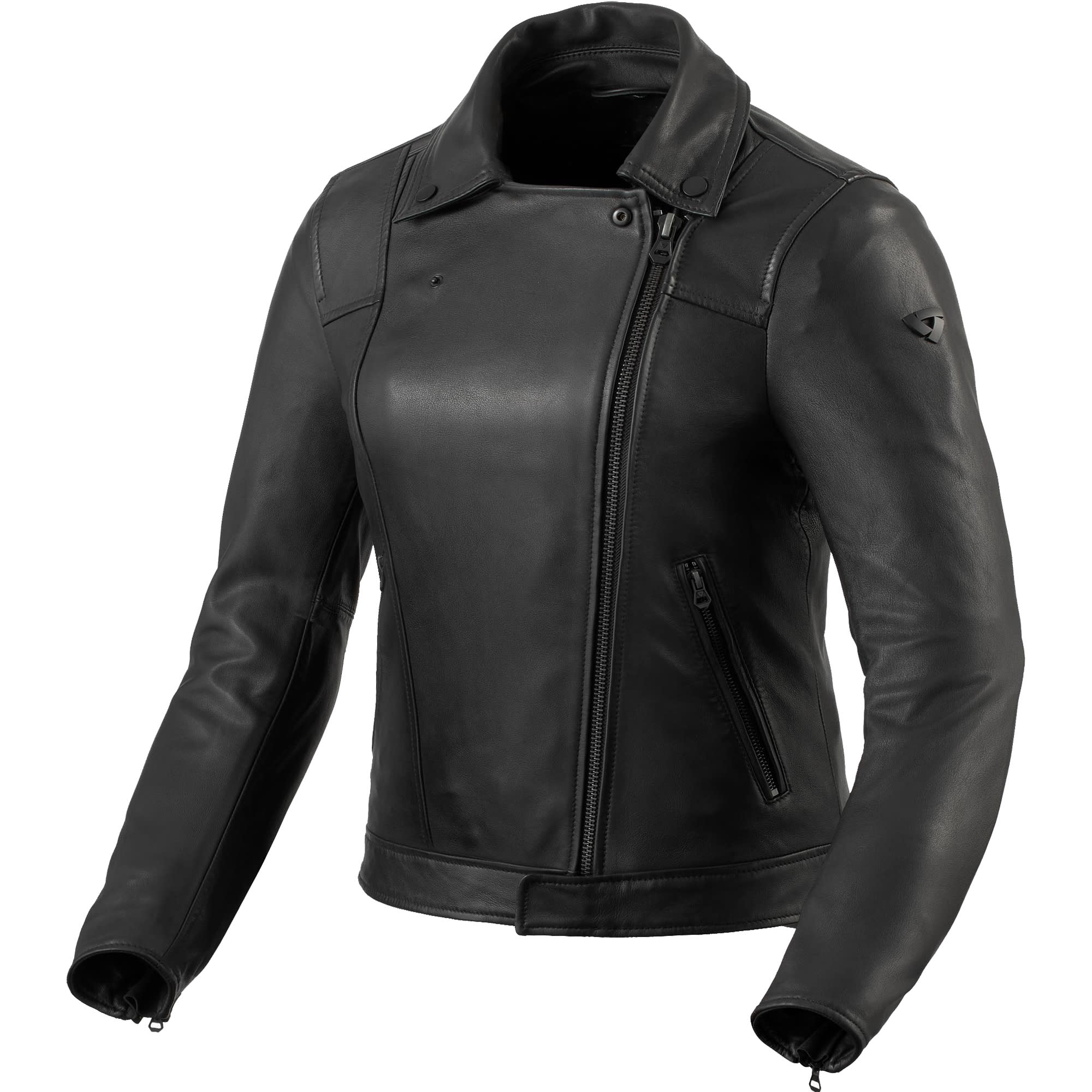 Rev'it Ladies Liv Leather Jacket - Black by Rev'it - clearance motorcycle jacket