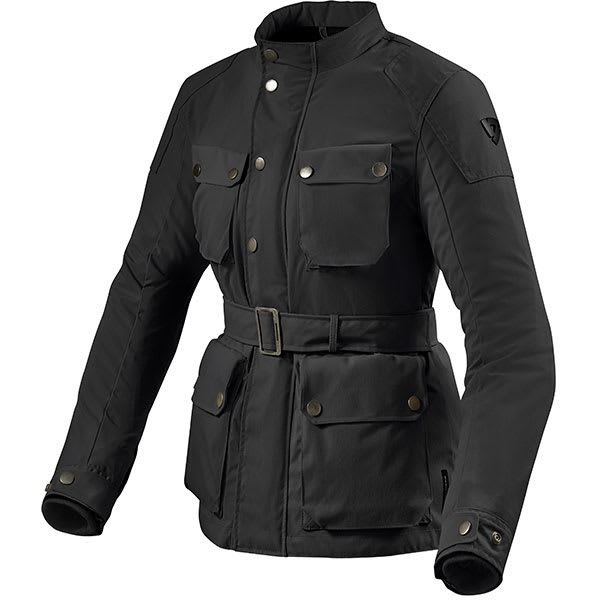 Rev'it Ladies Livingstone Textile Jacket - Black by Rev'it - clearance motorcycle jacket