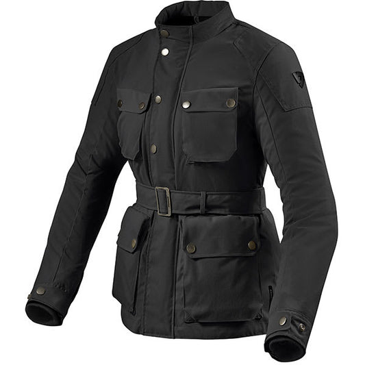 Rev'it Ladies Livingstone Textile Jacket - Black by Rev'it - clearance motorcycle jacket