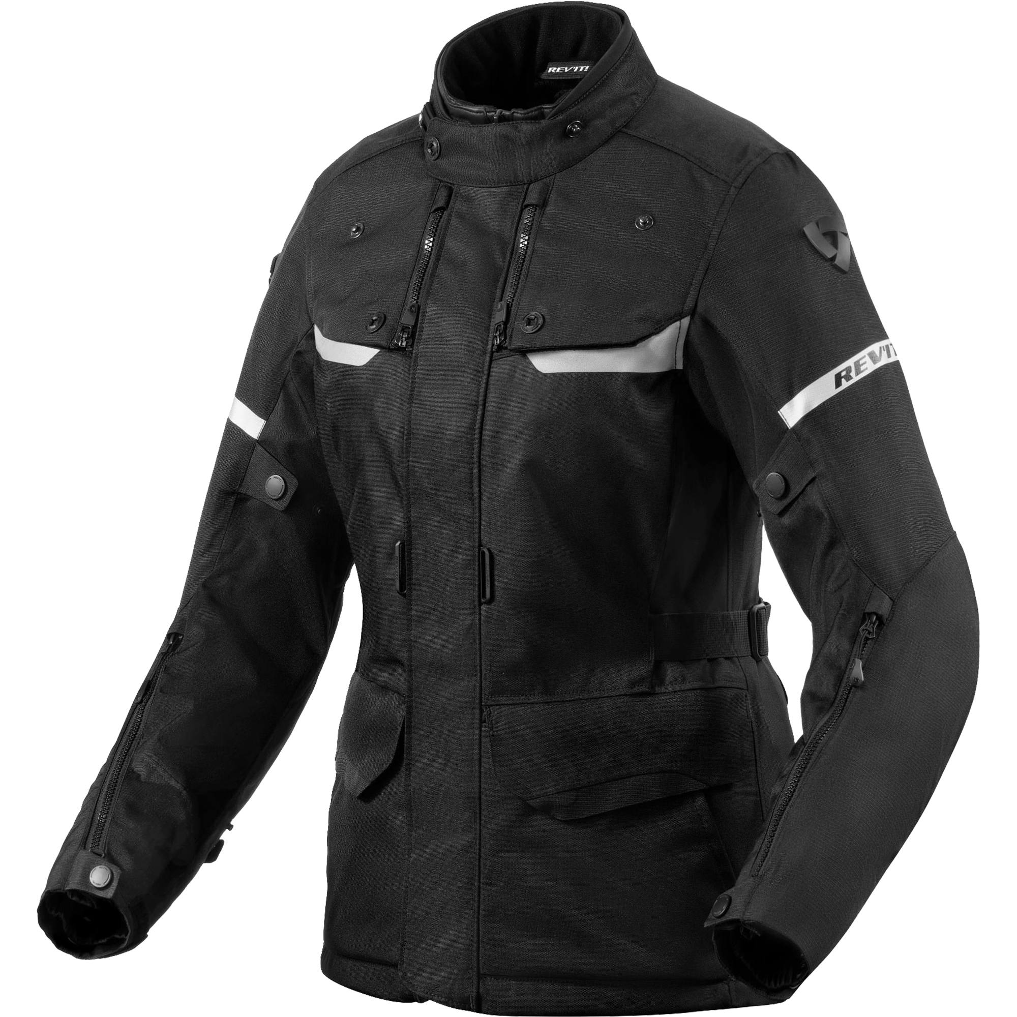 Rev'it Ladies Outback 4 H2O Textile Jacket - Black / Black by Rev'it - clearance motorcycle jacket