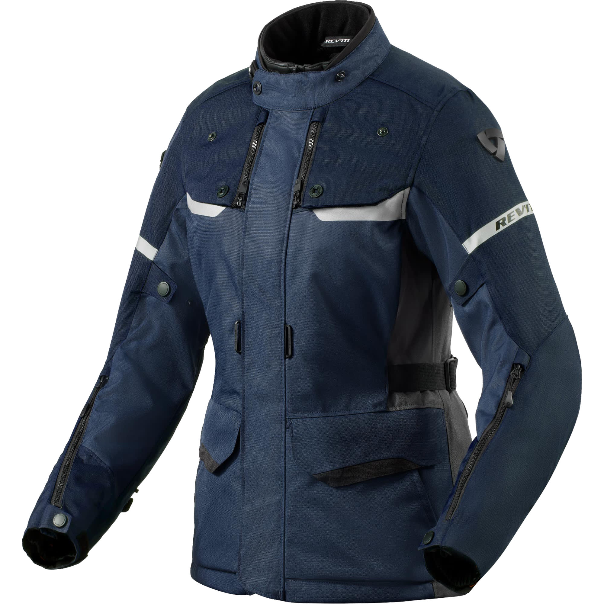 Rev'it Ladies Outback 4 H2O Textile Jacket - Blue / Blue by Rev'it - clearance motorcycle jacket