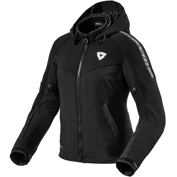 Rev'it Ladies Proxy H2O Textile Jacket - Black / White by Rev'it - clearance motorcycle jacket