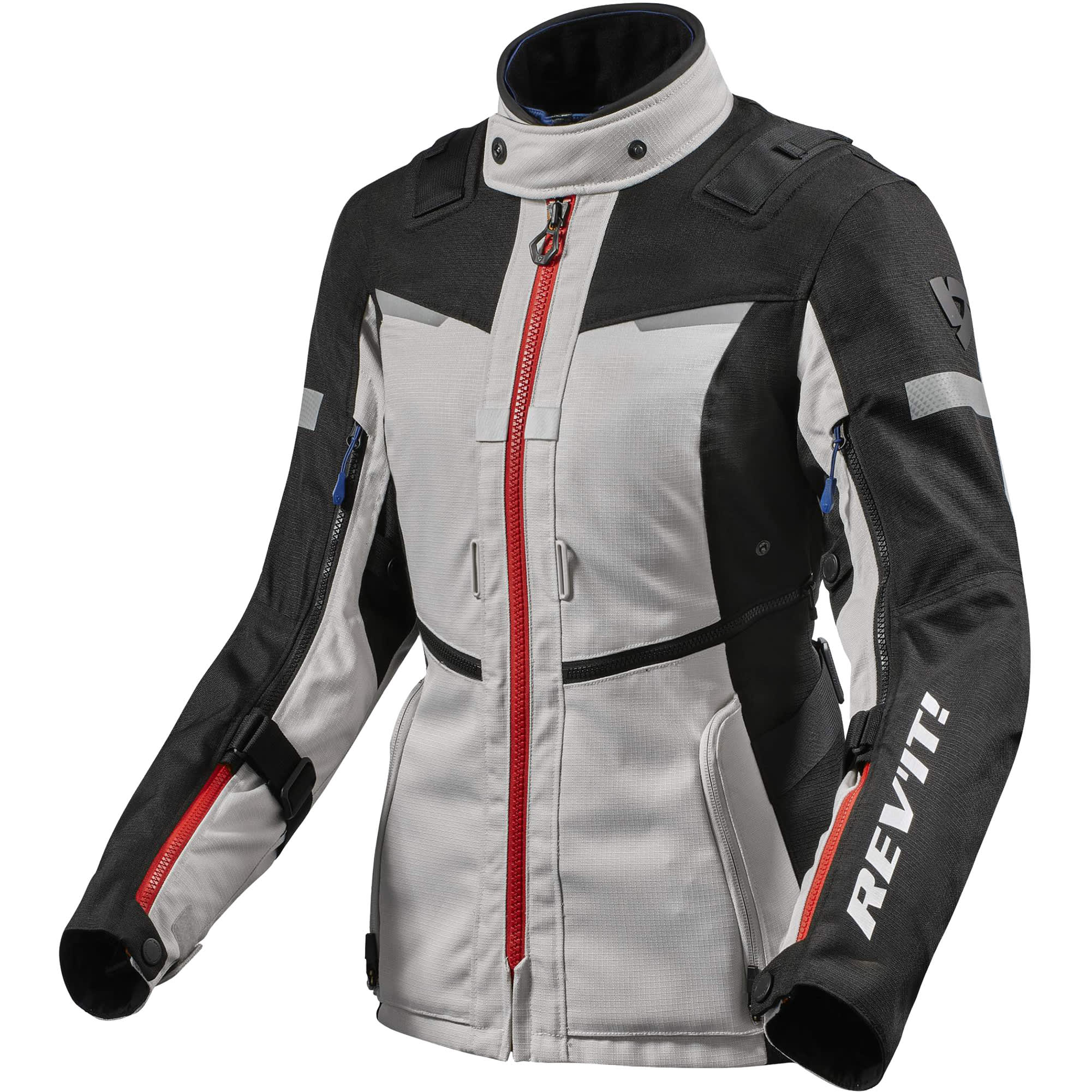 Rev'it Ladies Sand 4 H2O Textile Jacket - Silver / Black by Rev'it - clearance motorcycle jacket