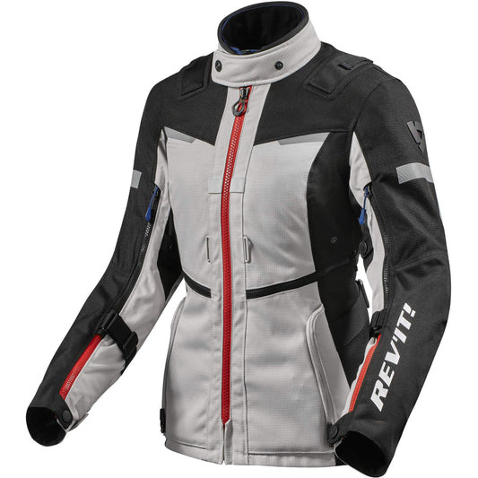 Rev'it Ladies Sand 4 H2O Textile Jacket - Silver / Black by Rev'it - clearance motorcycle jacket