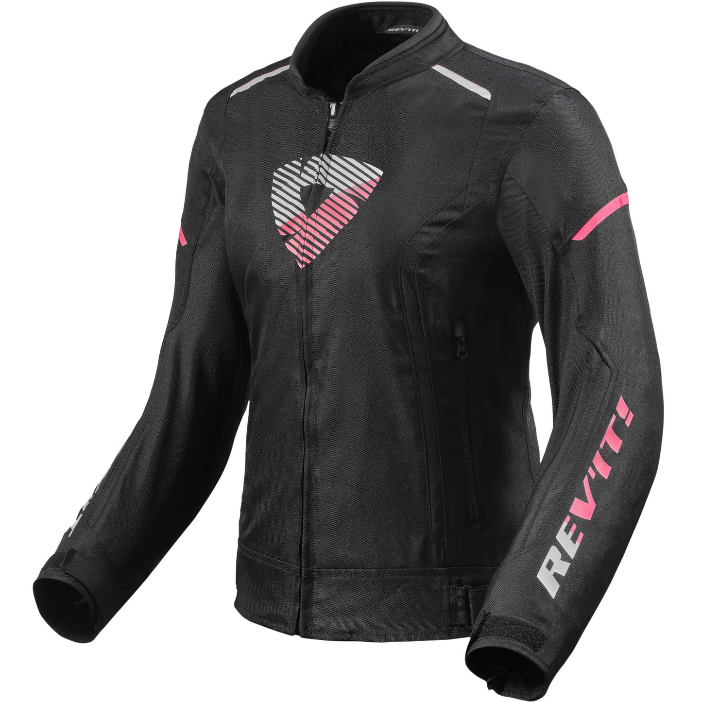 Rev'it Ladies Sprint H2O Textile Jacket - Black / Pink by Rev'it - clearance motorcycle jacket