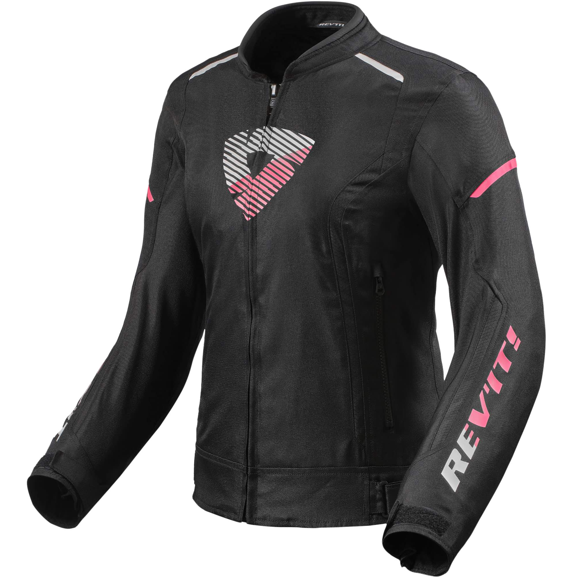 Rev'it Ladies Sprint H2O Textile Jacket - Black / Pink by Rev'it - clearance motorcycle jacket