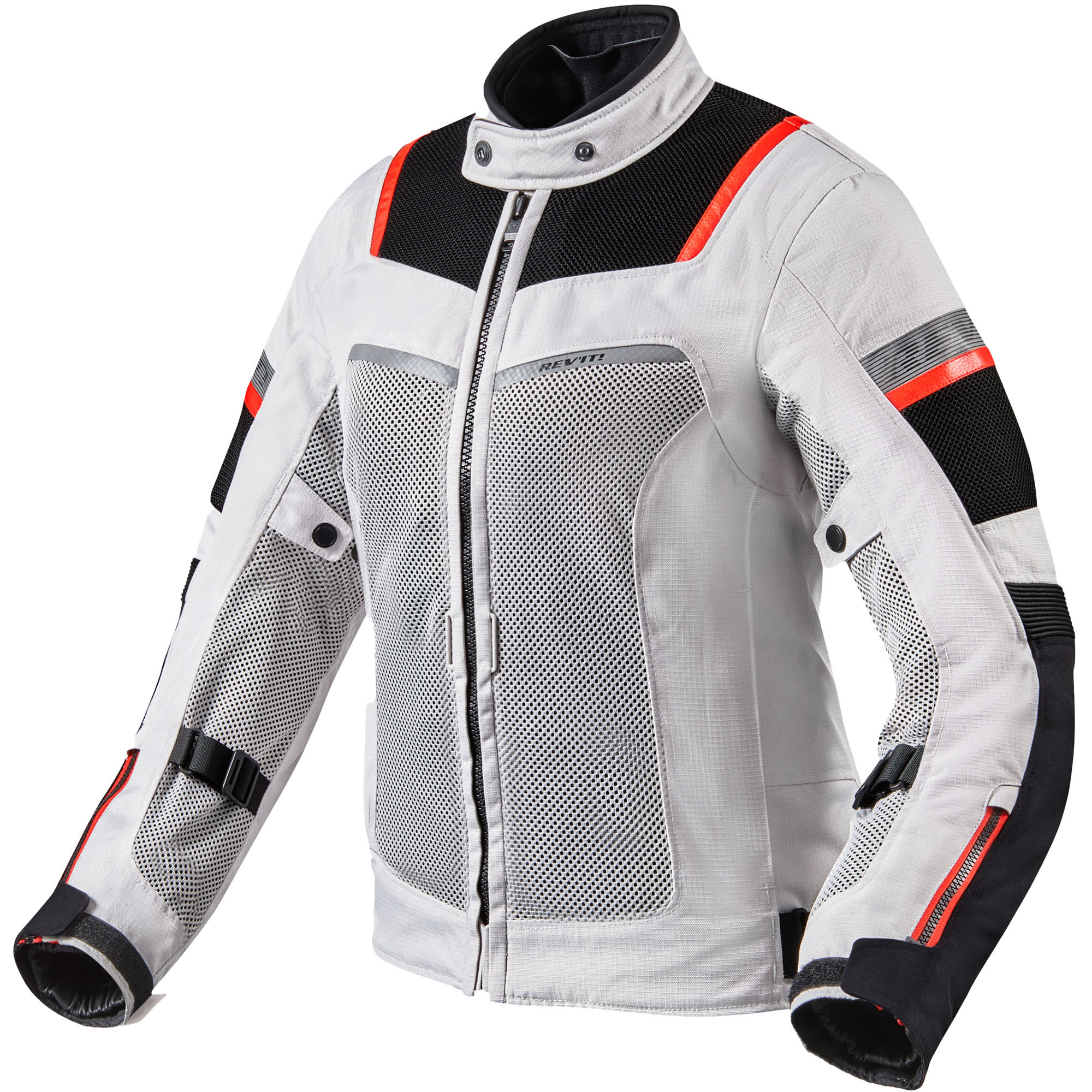 Rev'it Ladies Tornado 3 Textile Jacket - Silver / Black by Rev'it - clearance motorcycle jacket