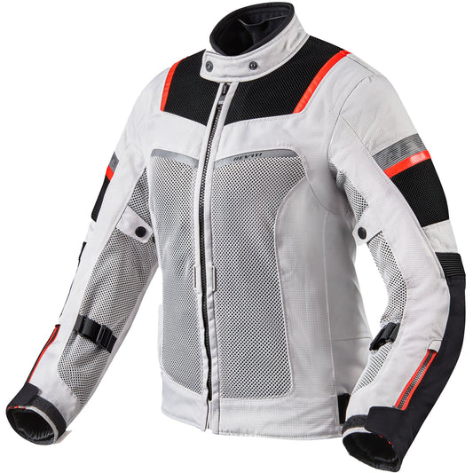 Rev'it Ladies Tornado 3 Textile Jacket - Silver / Black by Rev'it - clearance motorcycle jacket