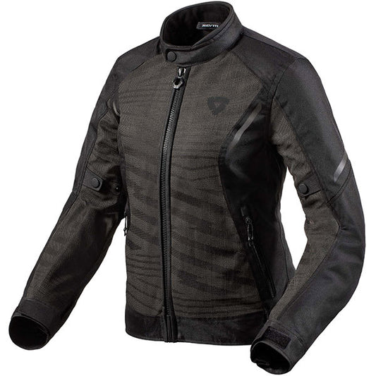Rev'it Ladies Torque 2 H2O Textile Jacket - Black / Anthracite by Rev'it - clearance motorcycle jacket
