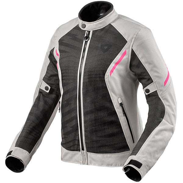 Rev'it Ladies Torque 2 H2O Textile Jacket - Black / Light Grey by Rev'it - clearance motorcycle jacket