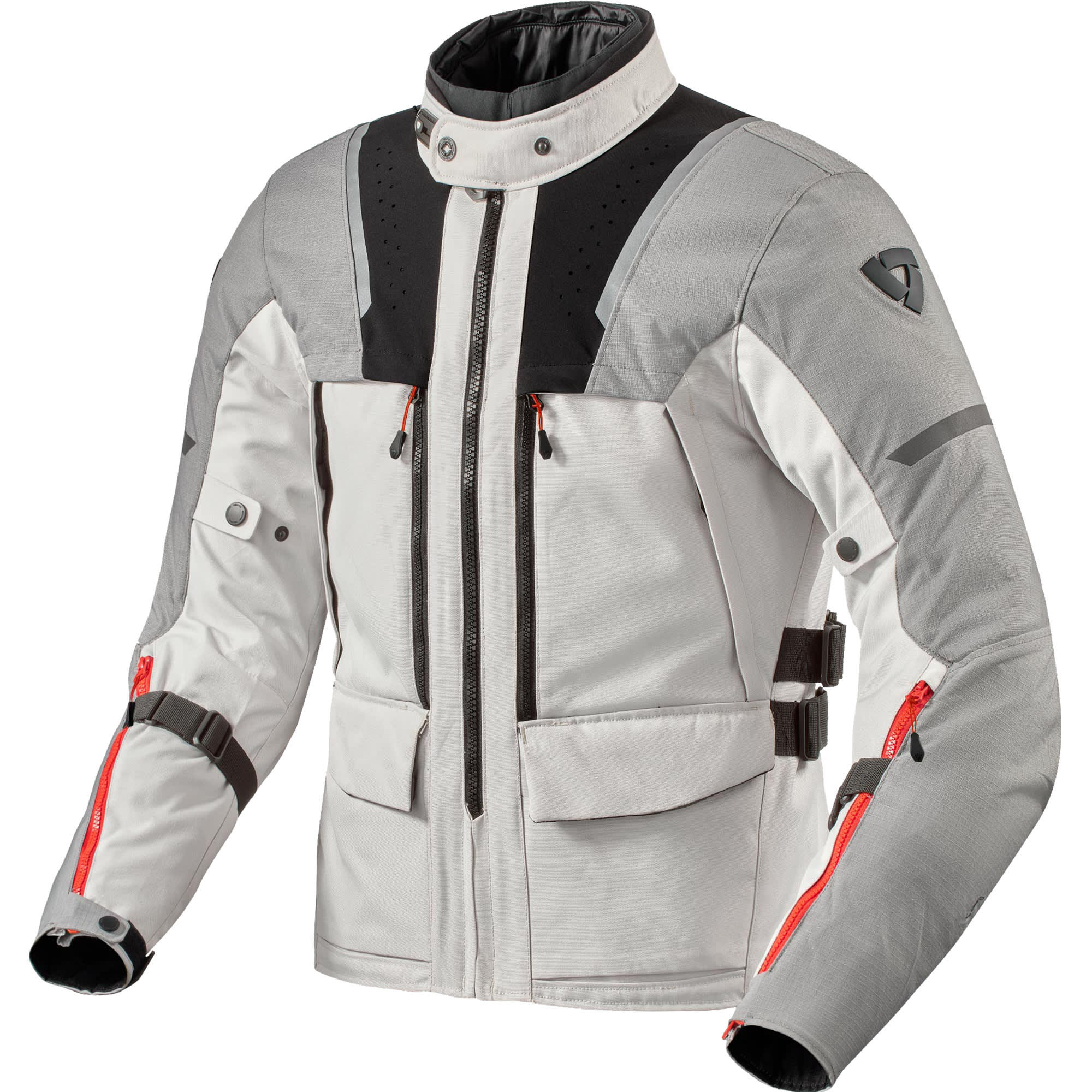 Rev'it Offtrack 2 H2O Textile Jacket - Light Grey / Silver by Rev'it - clearance motorcycle jacket