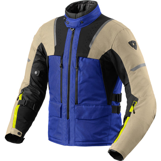 Rev'it Offtrack 2 H2O Textile Jacket - Sand / Blue by Rev'it - clearance motorcycle jacket