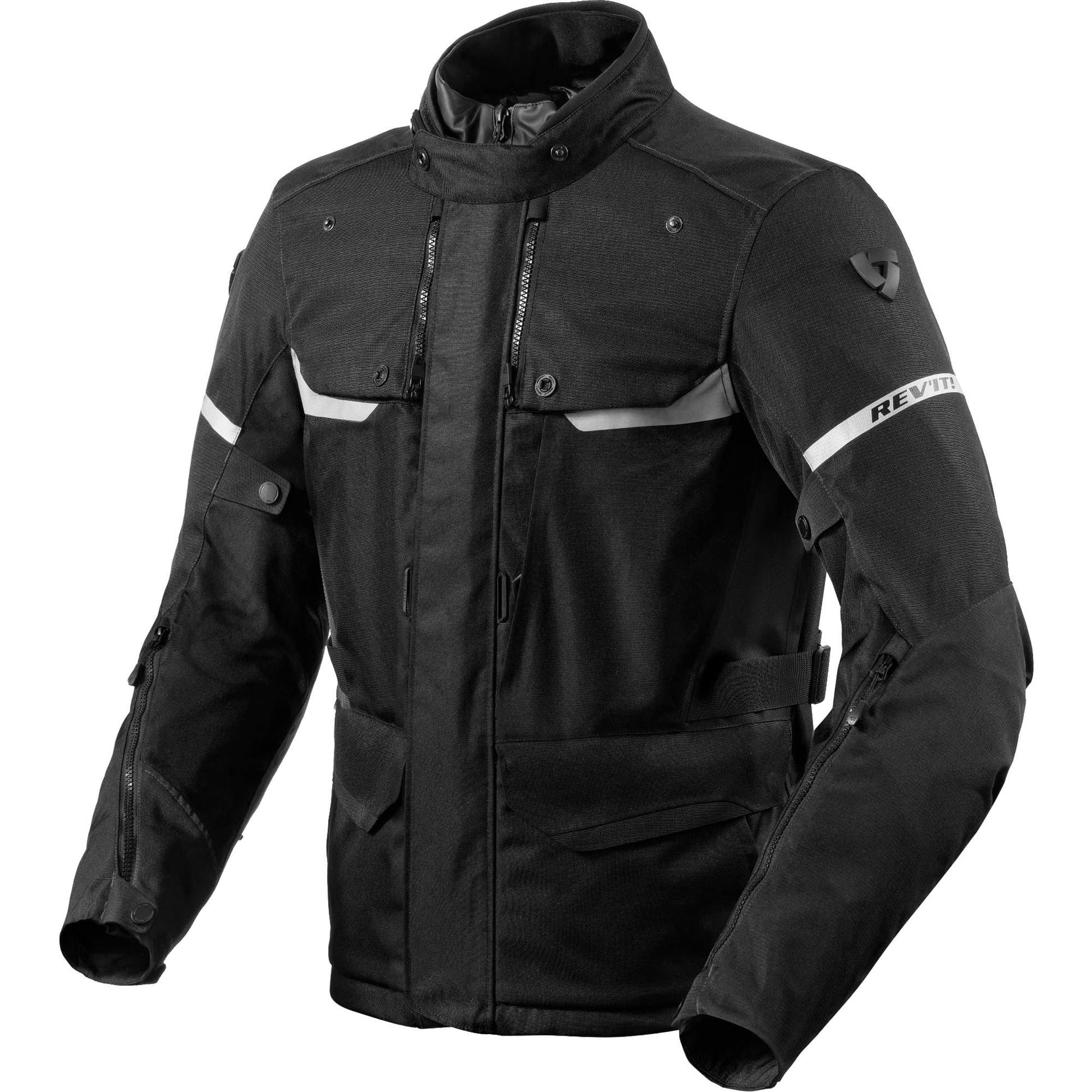 Rev'it Outback 4 H2O Textile Jacket - Black / Black by Rev'it - clearance motorcycle jacket