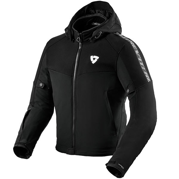 Rev'it Proxy H2O Textile Jacket - Black / White by Rev'it - clearance motorcycle jacket