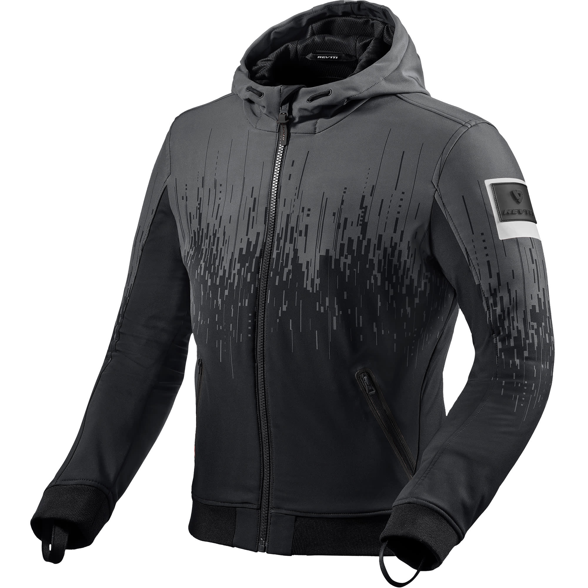 Rev'it Quantum 2 WB Textile Jacket - Black / White by Rev'it - clearance motorcycle jacket