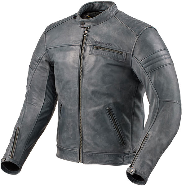 Rev'it Restless Leather Jacket - Blue by Rev'it - clearance motorcycle jacket