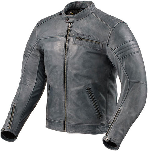 Rev'it Restless Leather Jacket - Blue by Rev'it - clearance motorcycle jacket