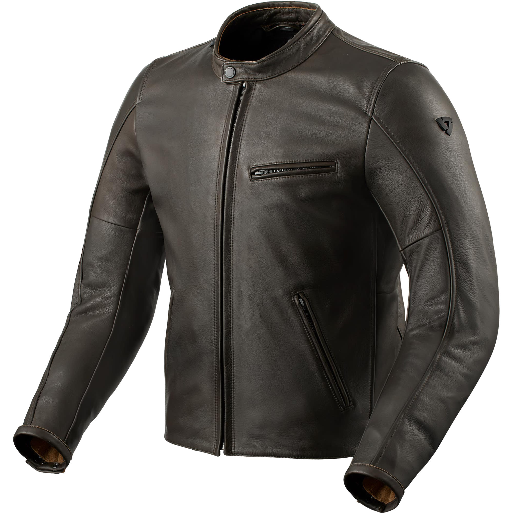 Rev'it Rino Leather Jacket - Brown by Rev'it - clearance motorcycle jacket