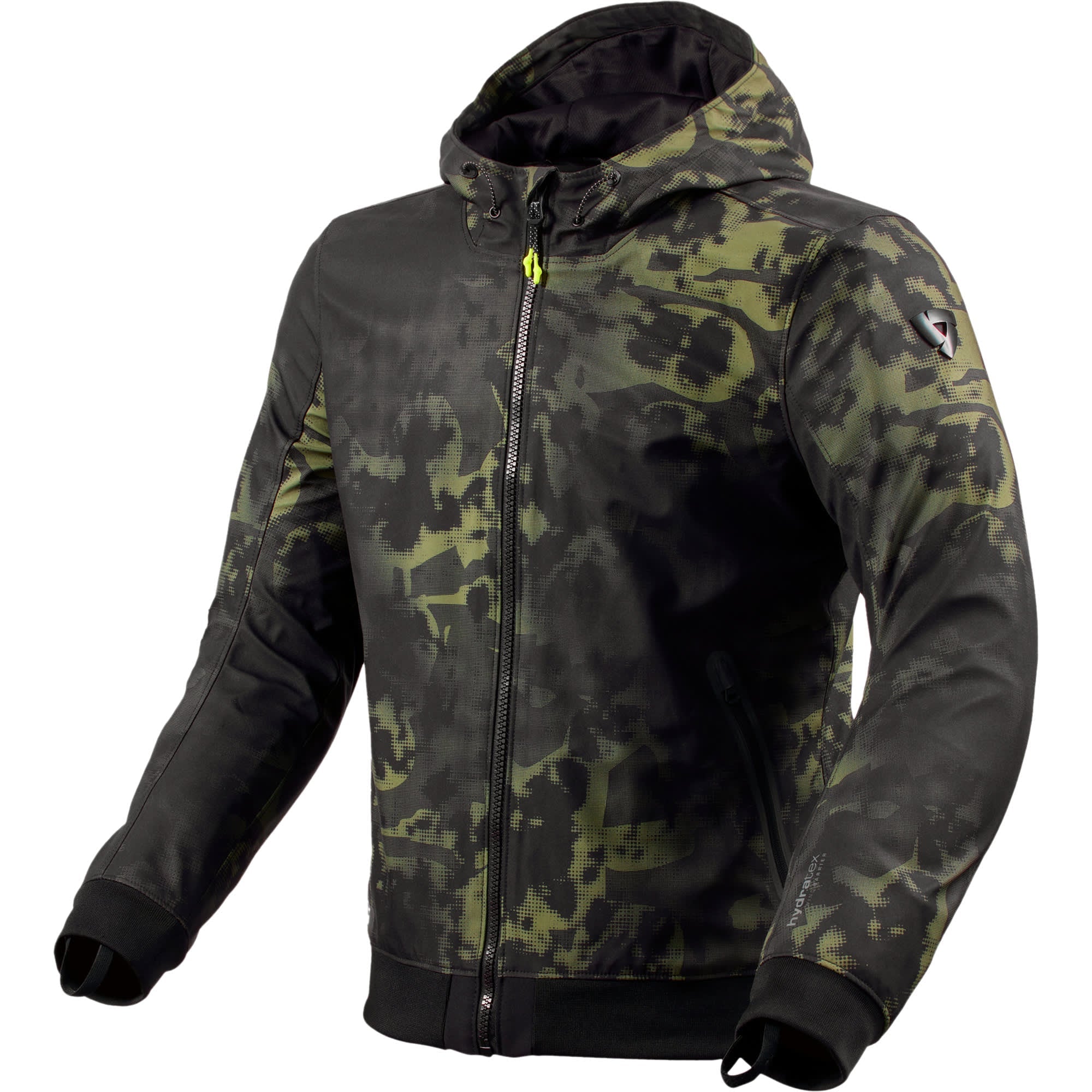 Rev'it Saros WB Textile Jacket - Black / Dark Green by Rev'it - clearance motorcycle jacket