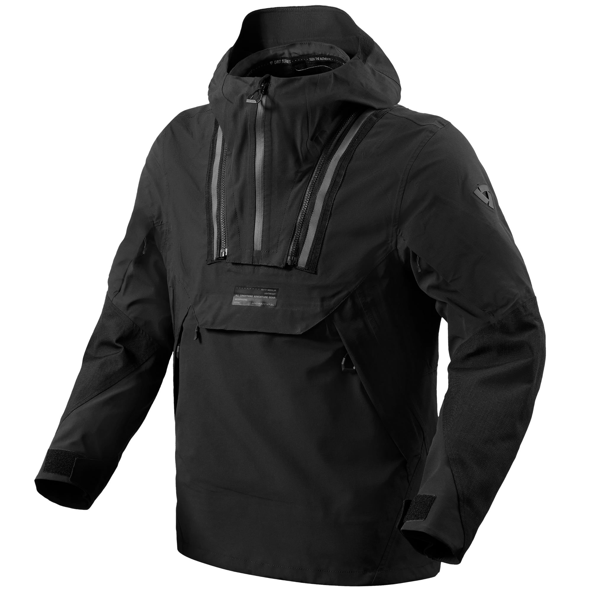 Rev'it Smock Blackwater 2 H2O Textile Jacket - Black by Rev'it - clearance motorcycle jacket