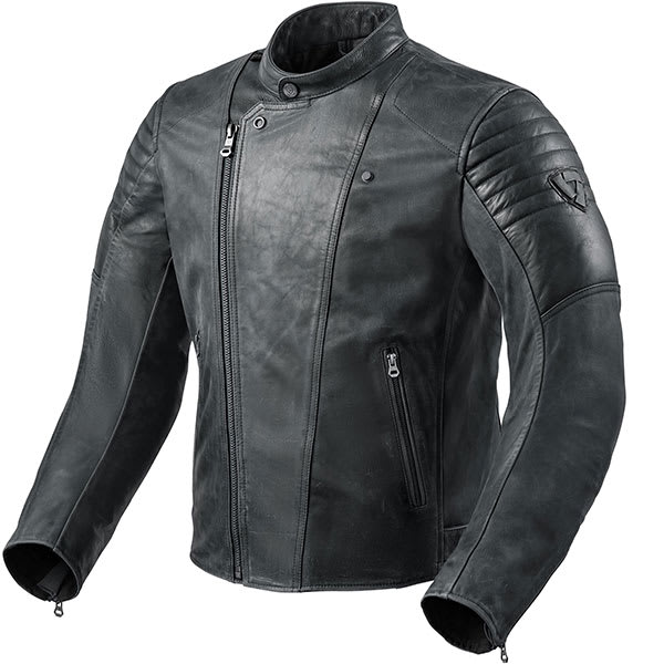 Rev'it Surgent Leather Jacket - Black by Rev'it - clearance motorcycle jacket