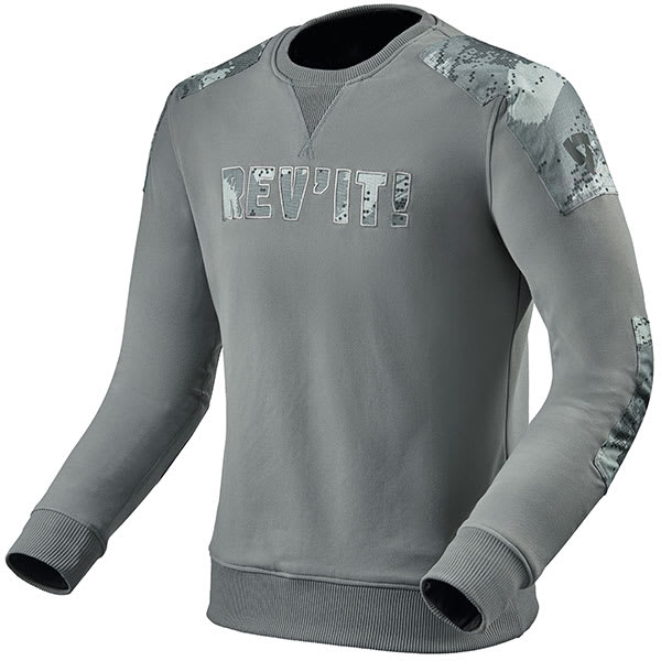 Rev'it Whitby Textile Sweater - Light Grey by Rev'it - clearance motorcycle jacket