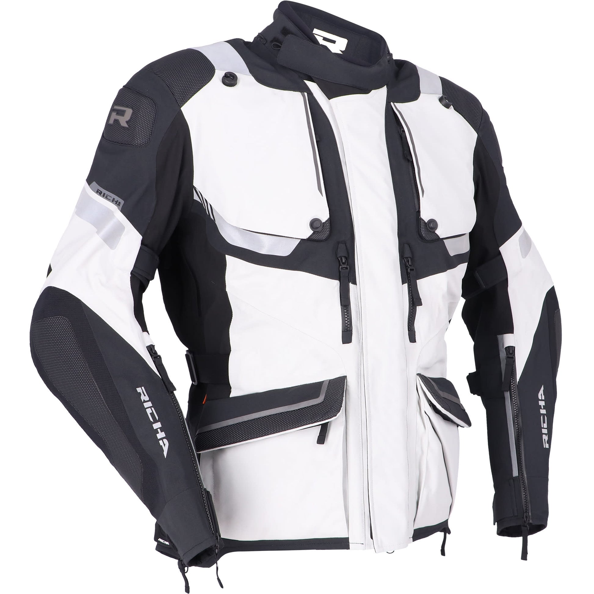Richa Armada Gore-Tex Pro Jacket - Grey / Black by Richa - clearance motorcycle jacket