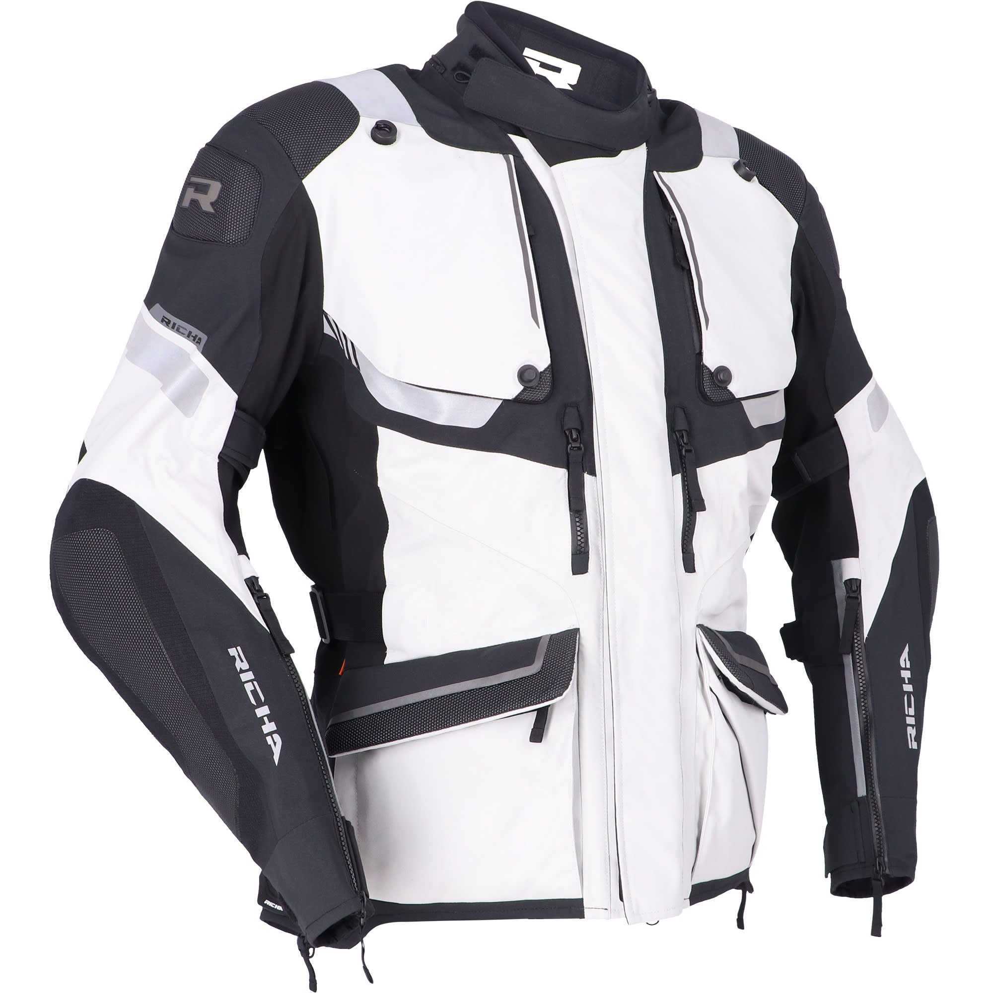 Richa Armada Gore-Tex Pro Jacket - Grey / Black by Richa - clearance motorcycle jacket