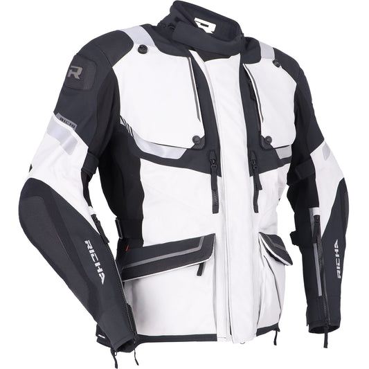 Richa Armada Gore-Tex Pro Jacket - Grey / Black by Richa - clearance motorcycle jacket