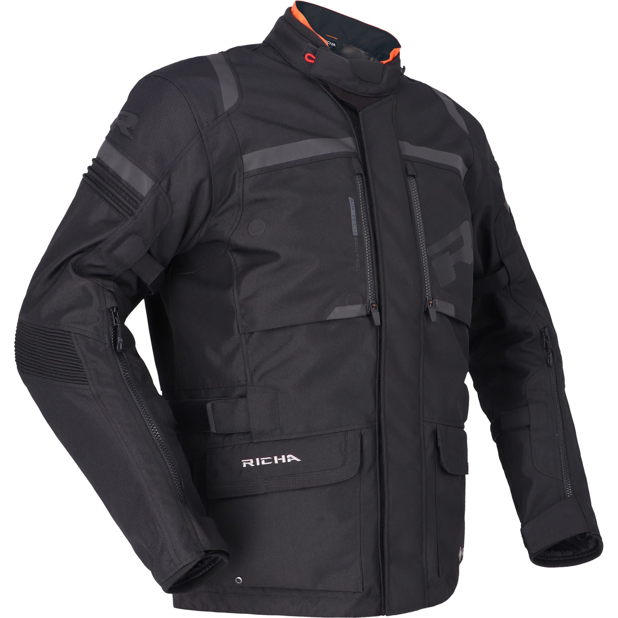 Richa Brutus GTX Gore-Tex Jacket - Black by Richa - clearance motorcycle jacket