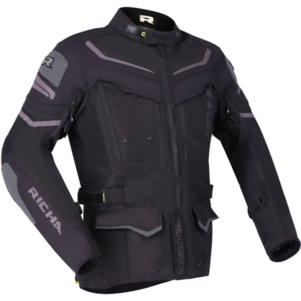 Richa Infinity 2 Adventure Textile Jacket - Black by Richa - clearance motorcycle jacket