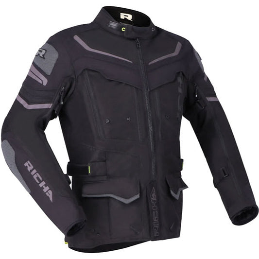 Richa Infinity 2 Adventure Textile Jacket - Black by Richa - clearance motorcycle jacket