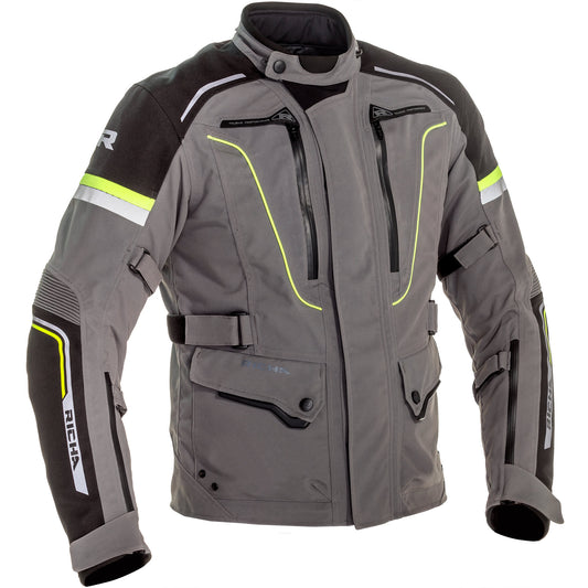 Richa Infinity 2 Pro Textile Jacket - Titanium / Fluo by Richa - clearance motorcycle jacket