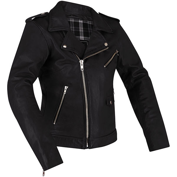Richa Ladies Brighton Leather Jacket - Black by Richa - clearance motorcycle jacket