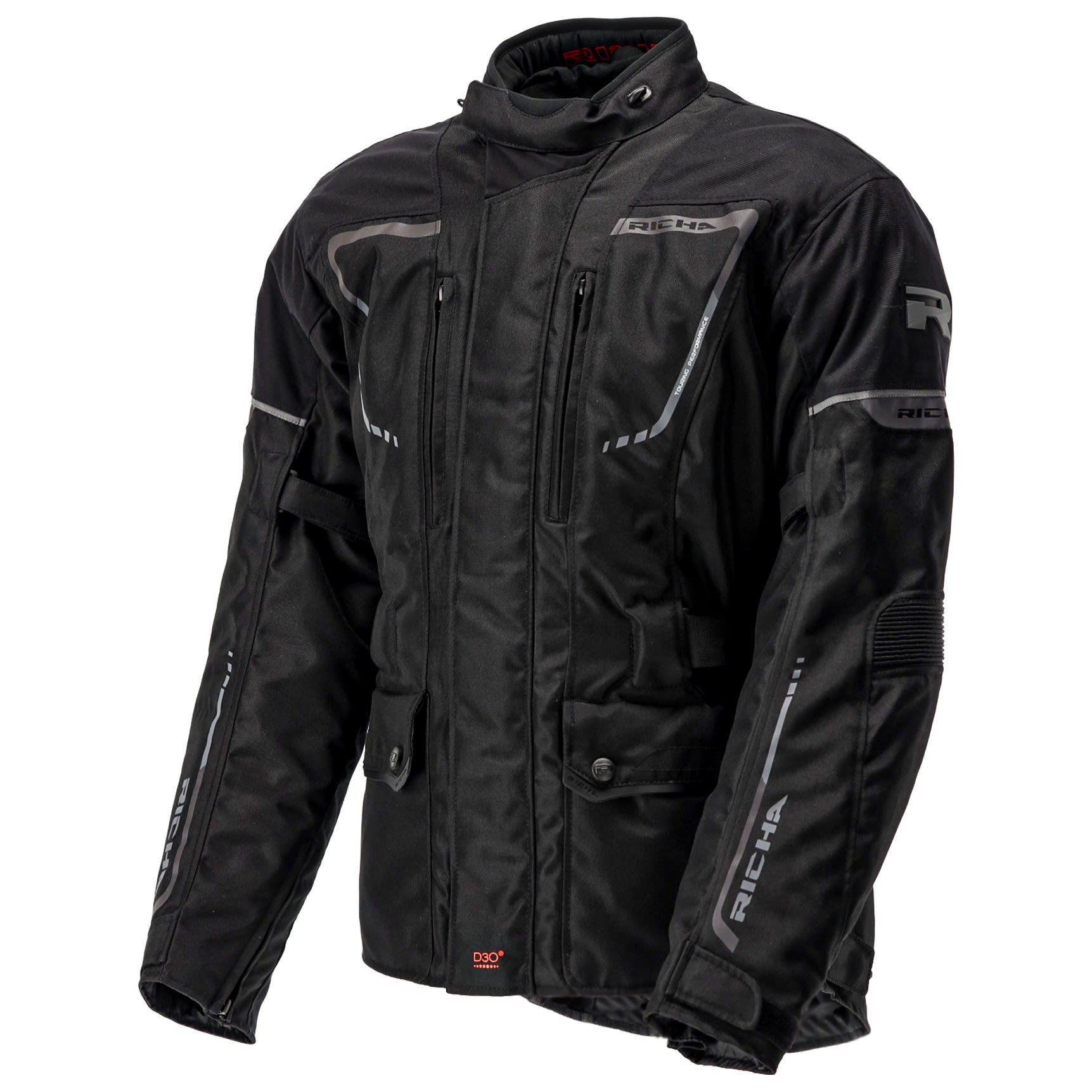 Richa Phantom 2 Textile Jacket - Black by Richa - clearance motorcycle jacket