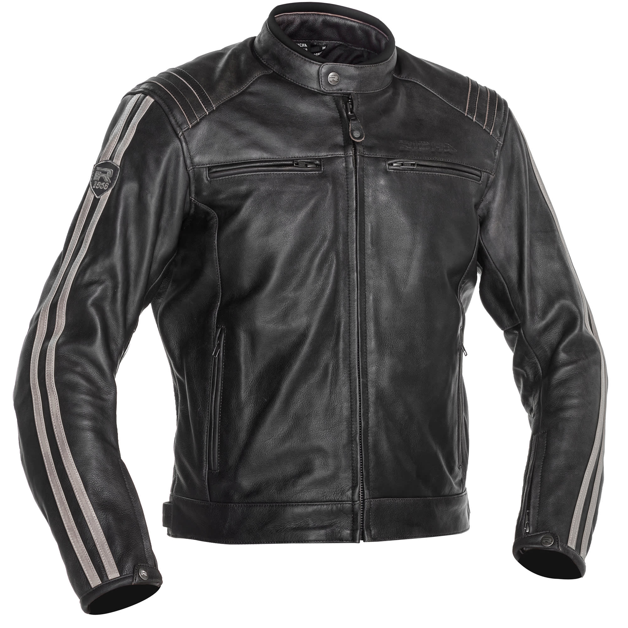 Richa Retro Racing 3 Leather Jacket - Brown by Richa - clearance motorcycle jacket