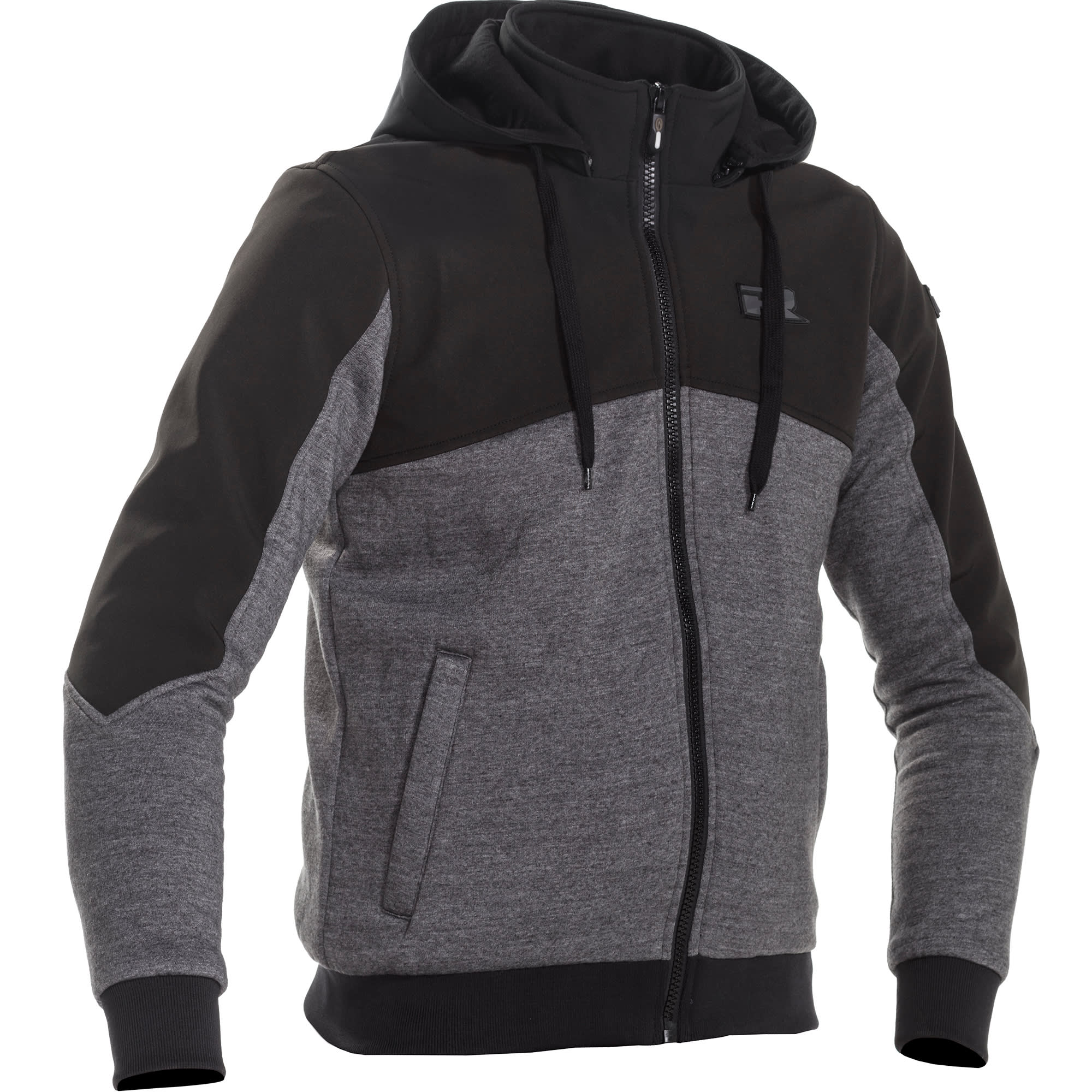 Richa Titan Core Hoodie - Black / Grey by Richa - clearance motorcycle jacket